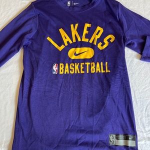 Lakers long sleeve Nike shirt